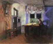 by lamplight